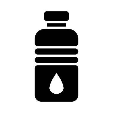 Kişisel ve ticari kullanım için Yağ Şişesi Vektör Kabartma Simgesi