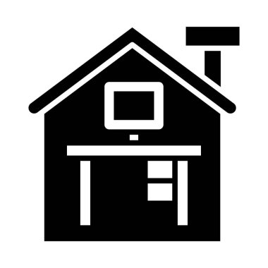 Kişisel ve ticari kullanım için İçişleri Bakanlığı Vektörü Glyph Simgesi