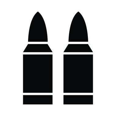 Kişisel ve Ticari Kullanım İçin CephaneVector Glyph Simgesi