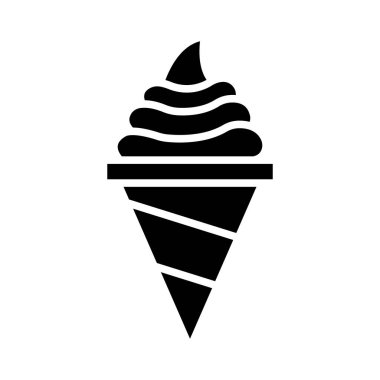 Kişisel ve ticari kullanım için Dondurma Vektörü Kabartma Simgesi