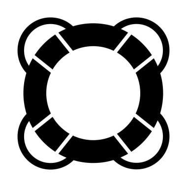 Kişisel ve ticari kullanım için Hayat Kurtarıcı Vektör Kabartma Simgesi