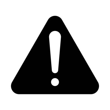 Kişisel ve ticari kullanım için Tehlike Vektörü Kabartma Simgesi