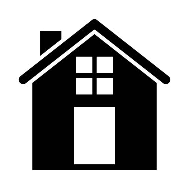 Kişisel ve Ticari Kullanım İçin Ev Vektörü Kabartma Simgesi