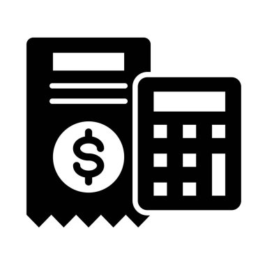 Kişisel ve Ticari Kullanım İçin Hesaplama Vektörü Kabartma Simgesi