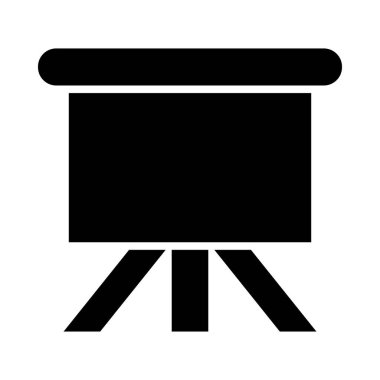 Kişisel ve ticari kullanım için Kara Tahta Vektör Kabartma Simgesi