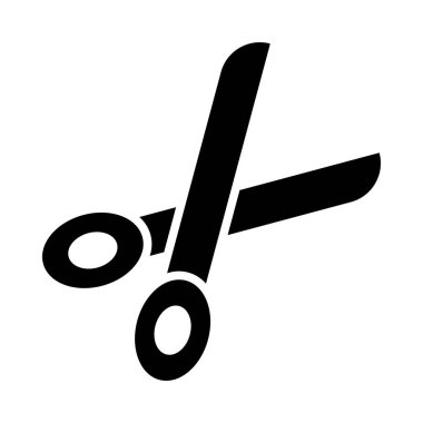 Kişisel ve Ticari Kullanım İçin Makas Vektör Kabartma Simgesi