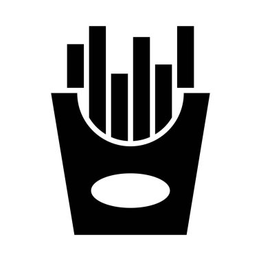 Kişisel ve ticari kullanım için kızartma vektörü kabartma simgesi