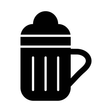 Kişisel ve ticari kullanım için Bira Kadehi Vektör Kabartma Simgesi