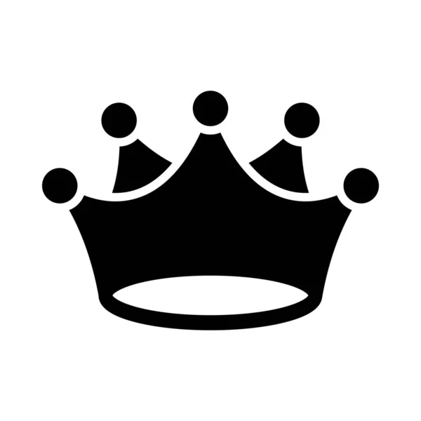Kişisel ve ticari kullanım için Crown Vector Glyph Simgesi