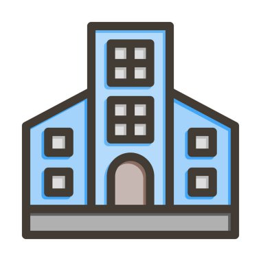 Kişisel ve ticari kullanım için Renk Simgesi Doldurulmuş Daire Vektör Kalın Çizgisi