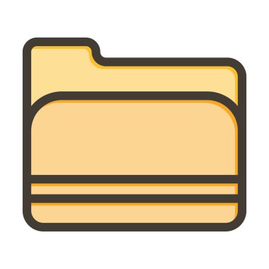 Dizin Vektörü Kalın Çizgisi Kişisel ve Ticari Kullanım için Renk Simgesi Dolduruldu