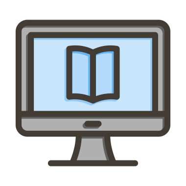 Kişisel ve Ticari Kullanım İçin Renk Simgesi Doldurulmuş Ewing Vektörü Kalın Çizgisi