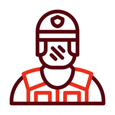 Çevik Kuvvet Vekil Hattı Kişisel ve Ticari Kullanım İçin İki Renk Simgesi