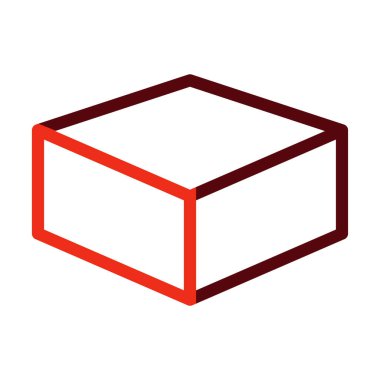 Kişisel ve ticari kullanım için Aerogel Vektör Kalın Çizgisi İki Renk Simgesi