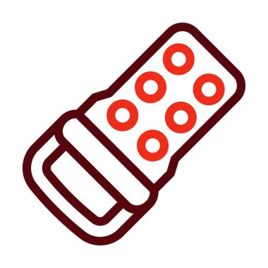 Kişisel ve ticari kullanım için Flash Vector Kalın Çizgi İki Renk Simgeleri