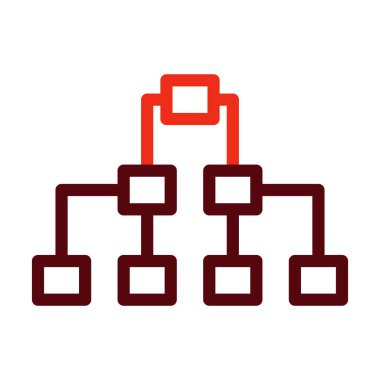 Kişisel ve Ticari Kullanım İçin Bilgi Mimari Vektör Kalın Çizgi İki Renk Simgeleri