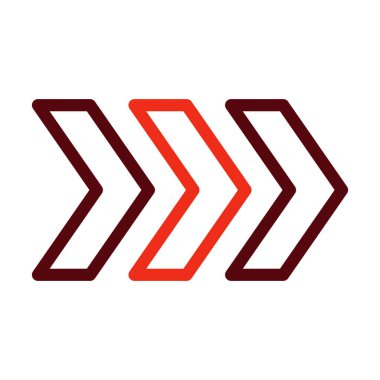 Ekmek Kırıntıları Vektör Kalın Çizgisi Kişisel ve Ticari Kullanım İçin İki Renk Simgesi