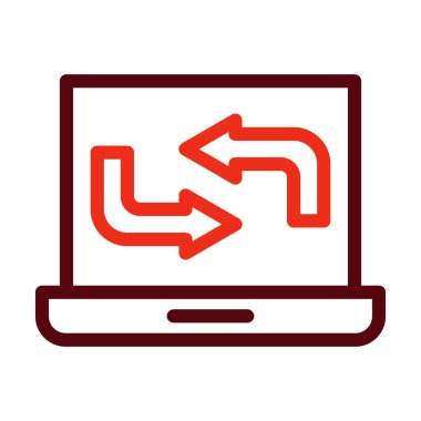 Kişisel ve ticari kullanım için Vektör Kalın Çizgisi İki Renk Simgeleri Taşıma