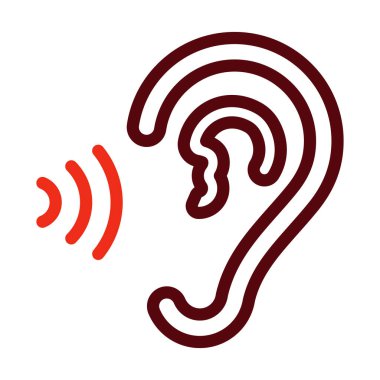 Kişisel ve Ticari Kullanım İçin İki Renk Simgesi Dinleniyor