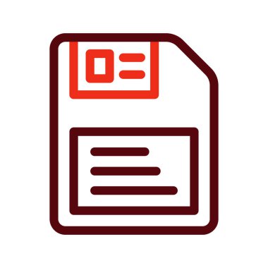 Vektör Kalın Çizgisi İki Renk Simgelerini Kişisel ve Ticari Kullanım İçin Kaydet