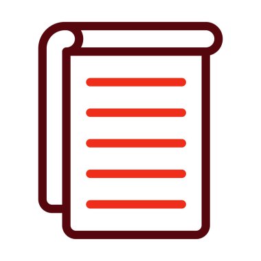 Conspectus Vektör Kalın Çizgisi Kişisel ve Ticari Kullanım İçin İki Renk Simgesi