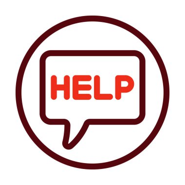 Kişisel ve Ticari Kullanım İçin Kalın Çizgi İki Renk Simgelerine Yardım