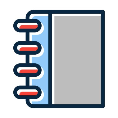Kişisel ve Ticari Kullanım İçin Koyu Renkleri Doldurulmuş Dosya Vektörü Kalın Çizgisi