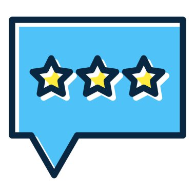 Kişisel ve Ticari Kullanım İçin Koyu Renkler Simgesi Doldurulmuş Geri bildirim