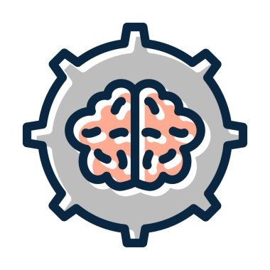 Stres Yönetimi Kişisel ve Ticari Kullanım İçin Koyu Renkler Simgesini Doldurdu