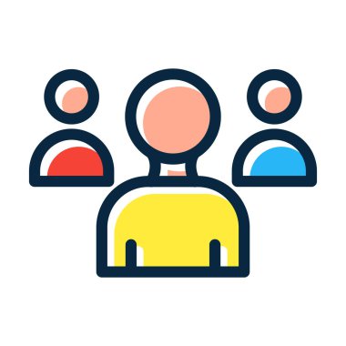 Koyu Renkler Simgesini Kişisel ve Ticari Kullanım İçin Dolduruldu