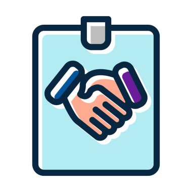 Anlaşmada Koyu Renkler Kişisel ve Ticari Kullanım Simgesi dolduruldu