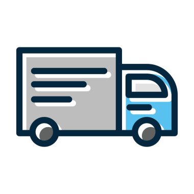 Hızlı Teslimat Kalın Çizgisi Kişisel ve Ticari Kullanım İçin Koyu Renk Simgeleri Dolduruldu