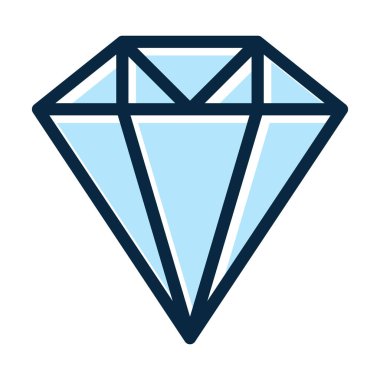 Kişisel ve ticari kullanım için Koyu Renk Simgeleri Doldurulmuş Değer Vektörü Kalın Çizgisi