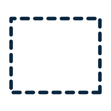 Kişisel ve Ticari Kullanım İçin Koyu Renk Simgelerini Doldurulmuş Afiş Vektör Kalın Çizgisi