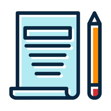 Kişisel ve Ticari Kullanım İçin Koyu Renk Simgelerini Doldurulmuş Vektör Kalın Çizgisi Kopyalama