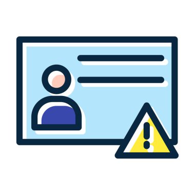 Kişisel ve ticari kullanım için Koyu Renk Simgeleri Doldurulmuş Sahte Vektör Kalın Çizgisi