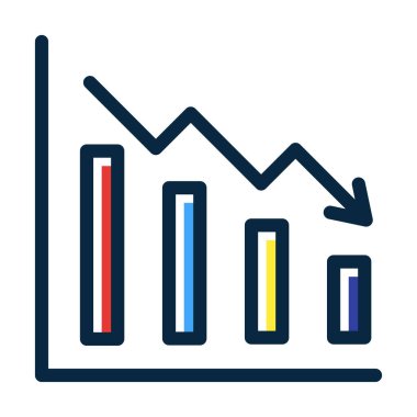 Kişisel ve ticari kullanım için Koyu Renk Simgeleri Doldurulmuş Çarpışma Vektörü Kalın Çizgisi
