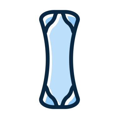 Kayak Vektörü Kalın Çizgisi Kişisel ve Ticari Kullanım İçin Koyu Renk Simgeleri Dolduruldu