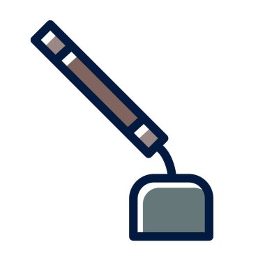 Çapraz Vektör Kalın Çizgisi Kişisel ve Ticari Kullanım İçin Koyu Renk Simgeleri Dolduruldu