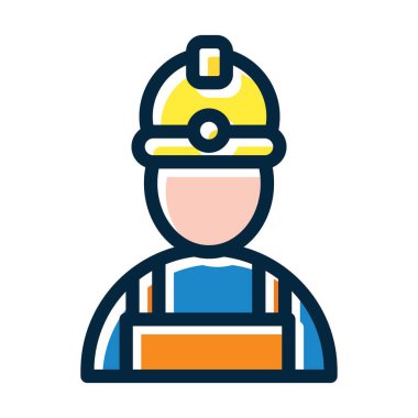 Oluşturucu Kalın Çizgisi Kişisel ve Ticari Kullanım İçin Koyu Renk Simgeleri Dolduruldu