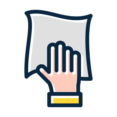 Koyu Renk Simgeleri Kişisel ve Ticari Kullanım İçin Doldurulmuş Toz Vektörü Kalın Çizgisi