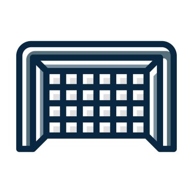 Kişisel ve Ticari Kullanım İçin Koyu Renk Simgeleri Doldurulmuş Hedef Posta Kalın Çizgisi