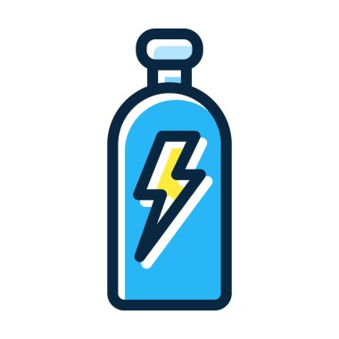 Kişisel ve ticari kullanım için Koyu Renk Simgelerini Doldurulmuş Vektör Kalın Çizgisi İç