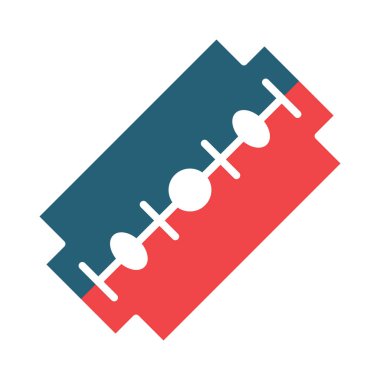Kişisel ve ticari kullanım için Blade Vector Glyph İki Renk Simgesi