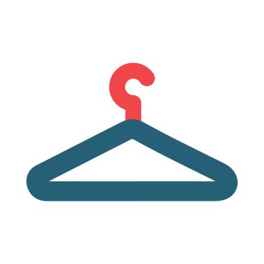 Kişisel ve ticari kullanım için Askı Vektörü Kabartma İki Renk Simgesi