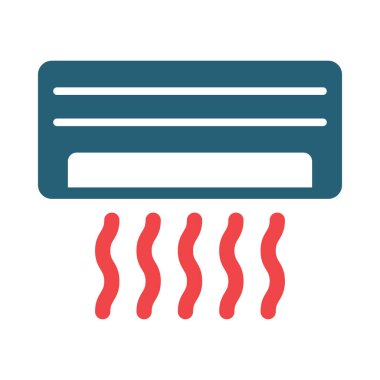 Kişisel ve Ticari Kullanım İçin Ac Vektör Kabartma İki Renk Simgesi