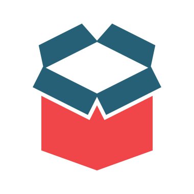 Box Vector Glyph Two Color Icon For Personal And Commercial Use