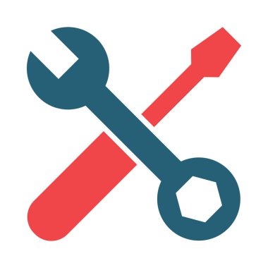 Kişisel ve ticari kullanım için Anahtar Vektörü Kabartma İki Renk Simgesi