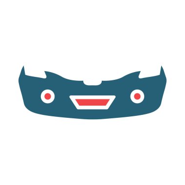 Kişisel ve ticari kullanım için Tampon Vektör Sembolü İki Renk Simgesi