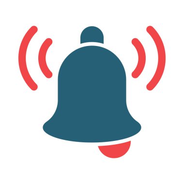 Kişisel ve ticari kullanım için iki renk simgesi bildirim vektörü